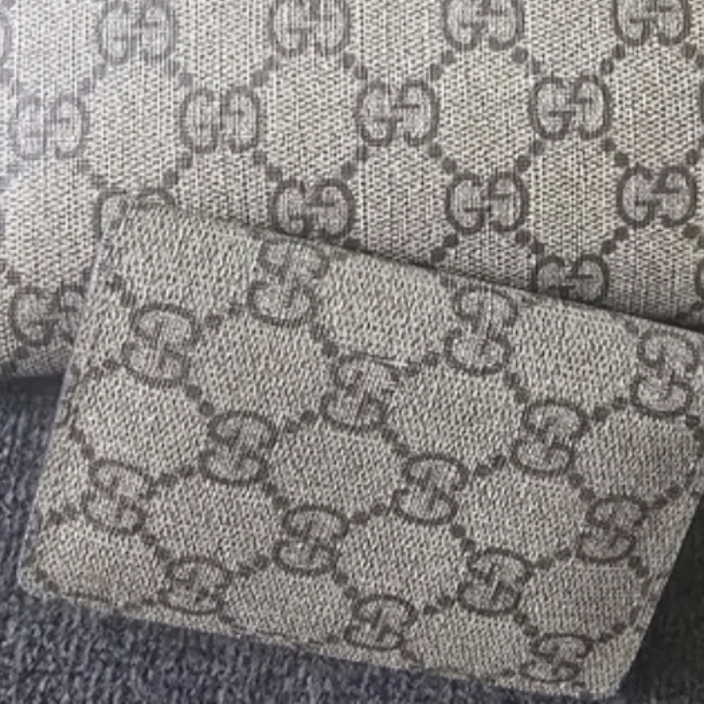 Supreme Signature Tan Moho Brown Monogram Wallet